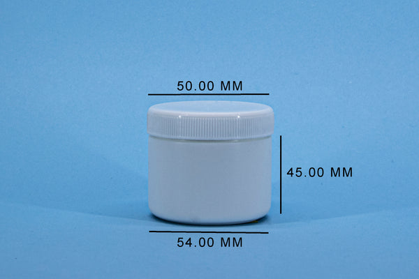 T16- TARRO DE 80 ML TAPA R-53 BLANCO