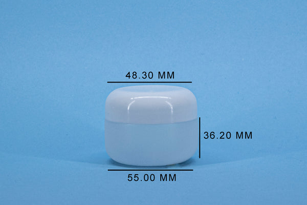 T11- POMADERA DE 50 ML TAPA R-53 TIPO COSMETICA SIN PIGMENTO