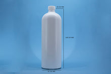 Cargar imagen en el visor de la galería, E26- ENVASE 1 LITRO TIPO BOSTON TAPA R-28/410 BLANCO
