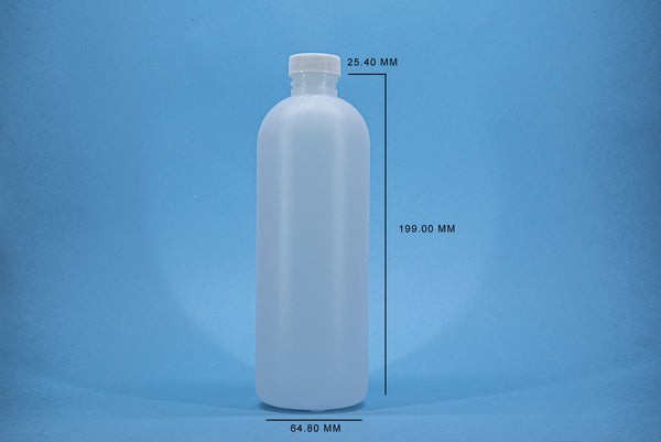 E21- ENVASE 500 ML TIPO BOSTON TAPA R-28/410 SIN PIGMENTO