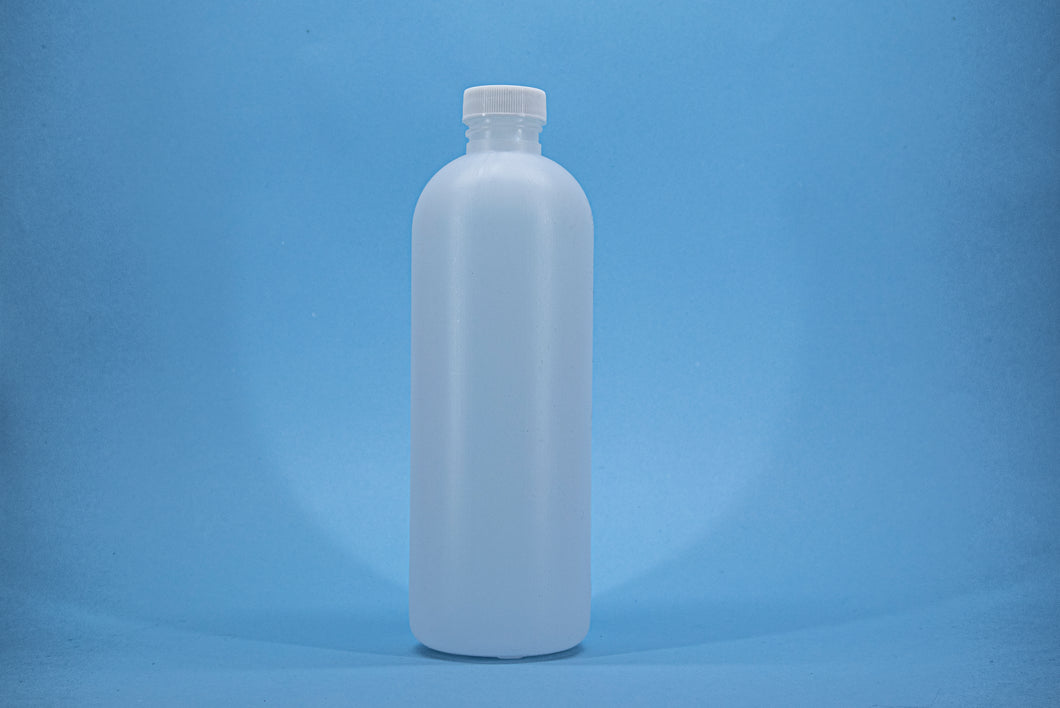 E21- ENVASE 500 ML TIPO BOSTON TAPA R-28/410 SIN PIGMENTO