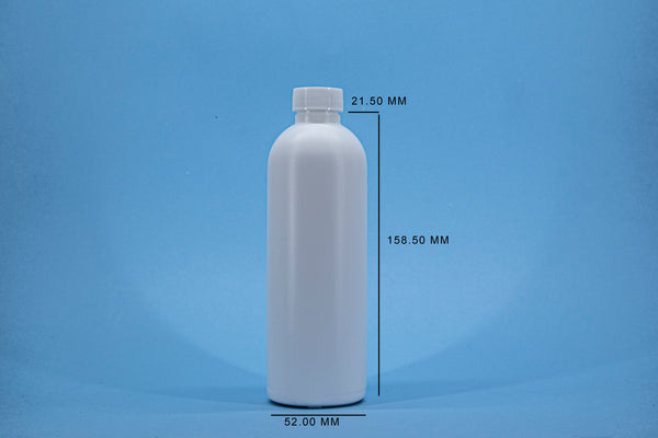 E14- ENVASE 250 ML TIPO BOSTON TAPA R-24 BLANCO