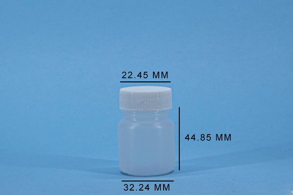 T3- TARRO DE 20 ML TAPA R-28 SIN PIGMENTO