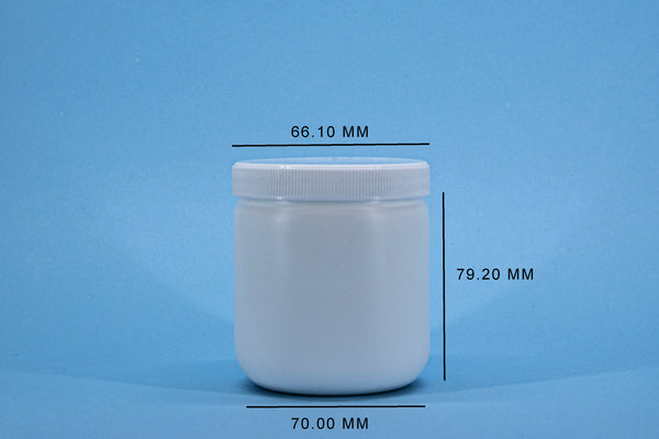 T28- TARRO DE 250 ML TAPA R-70 BLANCO