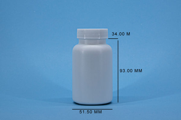 F6- PASTILLERO DE 150 ML TAPA R-38 BLANCO