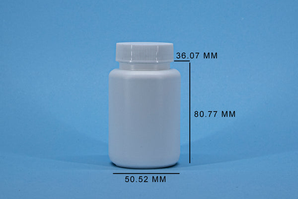 F5- PASTILLERO DE 100 ML TAPA R-38 BLANCO