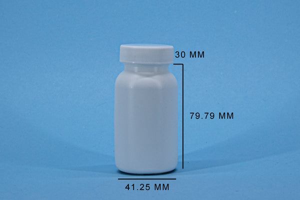 F4- PASTILLERO DE 80 ML TAPA R-33 BLANCO