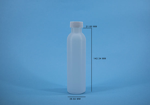 E9- ENVASE 125 ML TIPO BOSTON TAPA R-24/410 SIN PIGMENTO