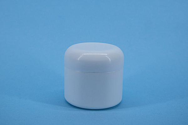 T18- POMADERA DE 80 ML TAPA R-53 TIPO COSMETICA BLANCO