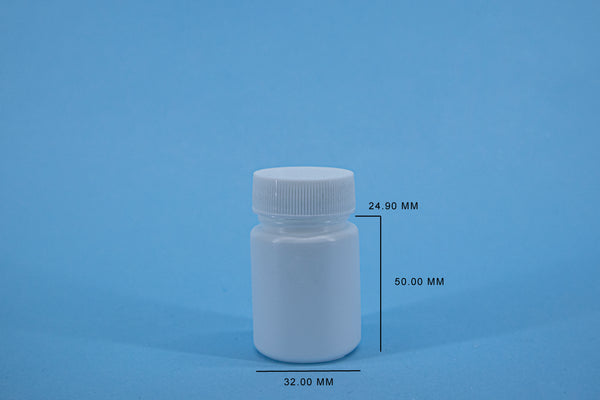 T6- TARRO DE 30 ML TAPA R-28 BLANCO