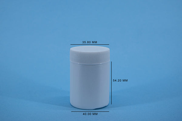 T10- TARRO DE 50 ML TAPA R-38 BLANCO